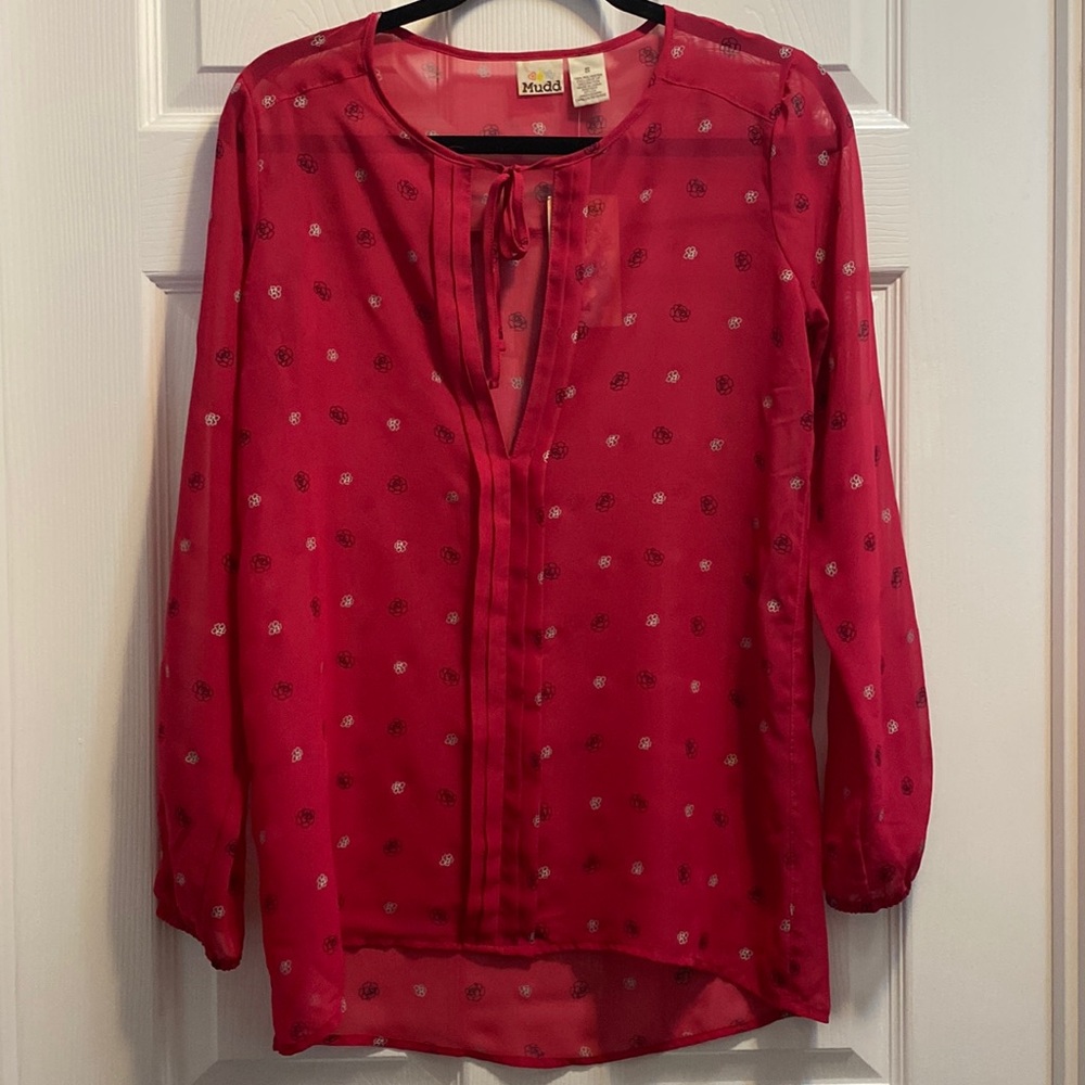 NWT Mudd Sheer Tunic